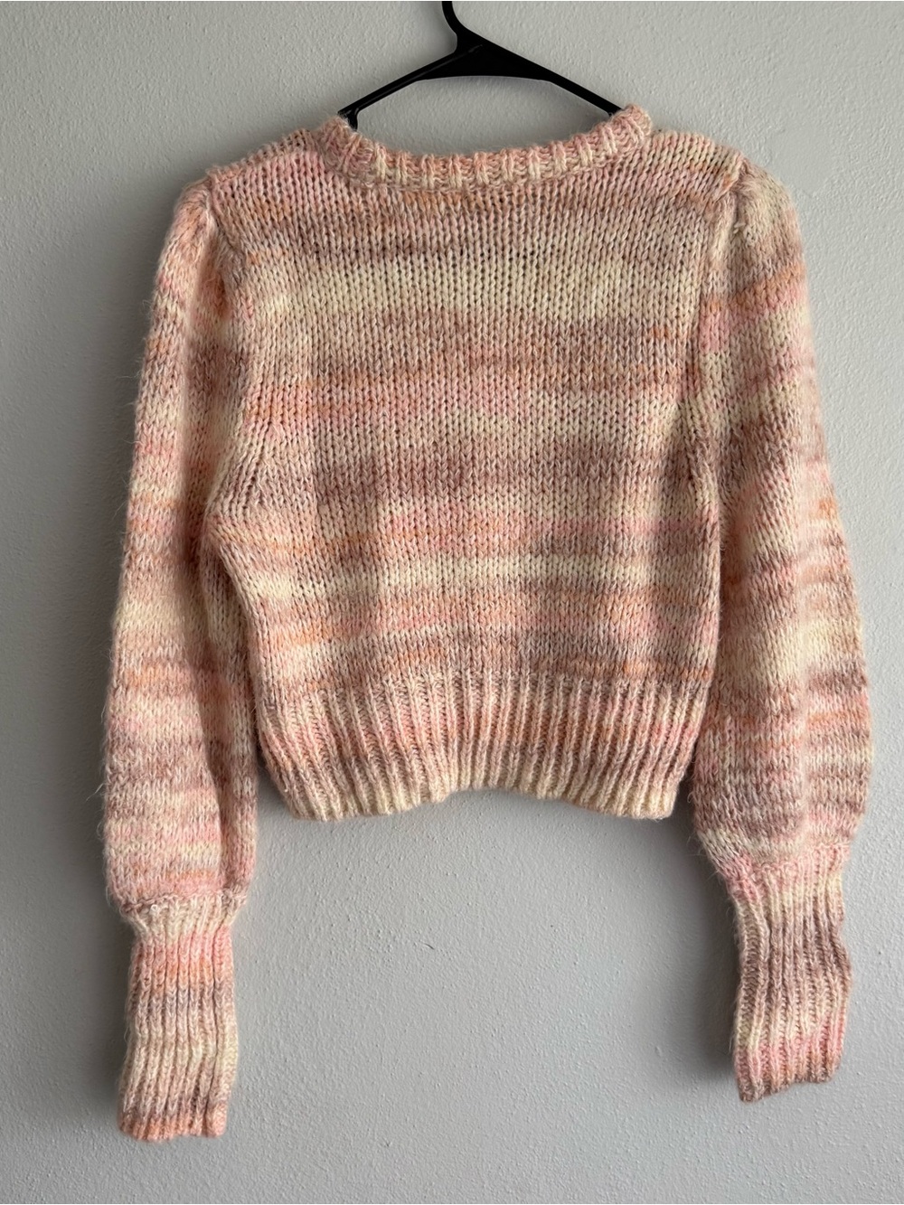 wild fable Multitone Pink & Cream Crewneck Sweater - Size Small - Picture 4 of 4